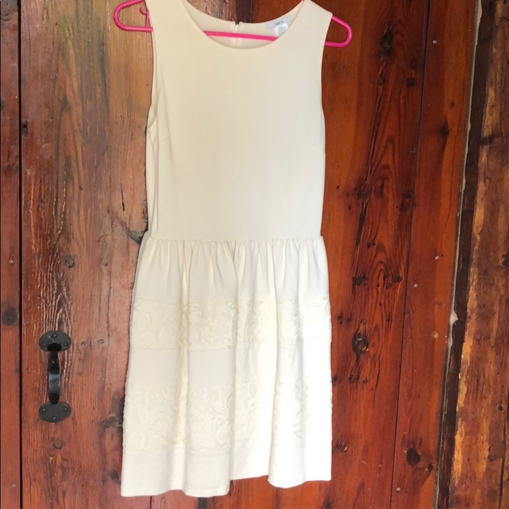 Bar III off white dress